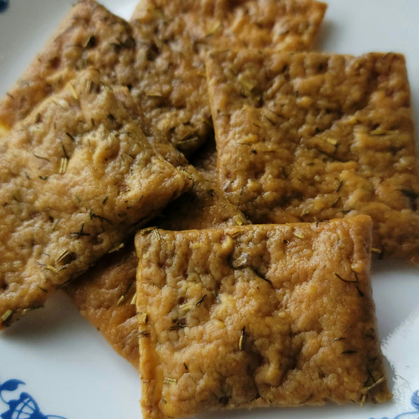 Herbacious Sourdough Discard Cracker Recipe