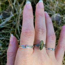 Load image into Gallery viewer, ~ Made-To-Order ✦ Runic Sterling Silver Stacking Rings ~

